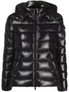 Moncler Bady Water Resistant Down Puffer Jacket In Black