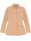 Moncler Nades Jacket Clothing In Beige