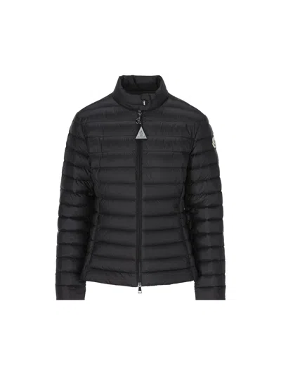Moncler Doudoune Courte Matelassée In Blue