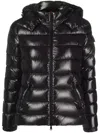 Moncler Bady Hooded Short Down Jacket Clothing In Black