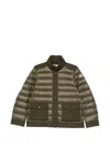 Moncler Buttoned Patch-pocket Jacket In Green