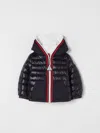 Moncler Coats  Kids Color Navy In Navy
