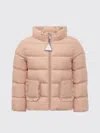 Moncler Babies' コート  ボーイ カラー ピンク