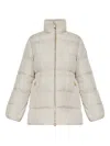 Moncler Brossette Short Down Jacket Clothing In White