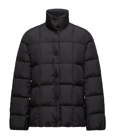 Moncler Cochevinne Square-quilted Short Down Jacket In Black