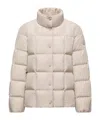Moncler Cochevinne Square-quilted Short Down Jacket In Neutral