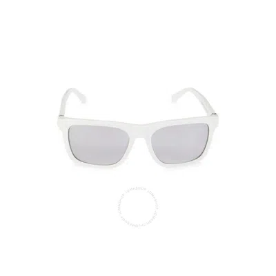 Moncler Colada Smoke Mirrored Square Men's Sunglasses Ml0285 21c 58 In White