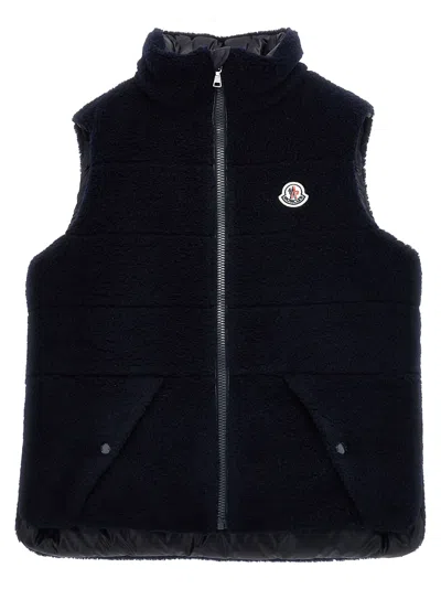 Moncler Kids' Colbricon Reversible Vest In Blue