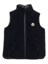 Moncler Colbricon Reversible Vest In Blue