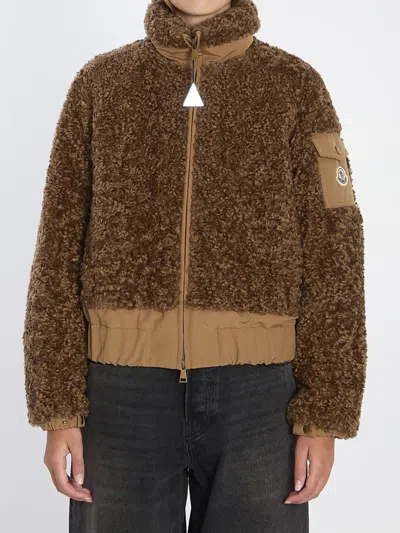 MONCLER COLIGNY TEDDY JACKET