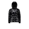 Moncler Barante Short Down Jacket Black In Black