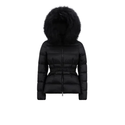 Moncler Collection Boed Short Down Jacket, Women, Black, Size: 6