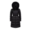 Moncler Boedic Long Down Jacket Black In Black