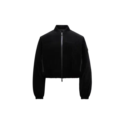 Moncler Laives Down Bomber Jacket, Women, Black, Size: 4