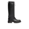 Moncler Kickstream High Rain Boots, Women, Black, Size: 41 In Black