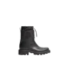 Moncler Kickstream Rubber Wellington Ankle Boots In Black