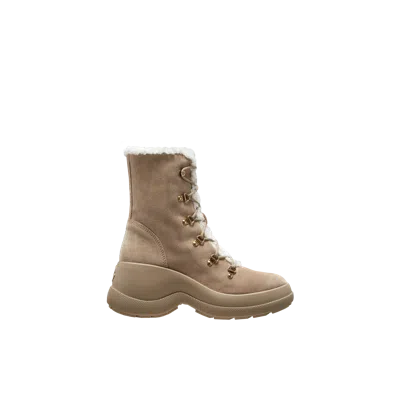 Moncler Collection Bottes Lacées Resile Trek In Brown