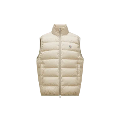 Moncler Doudoune Sans Manches Contrin In Neutral