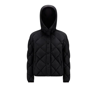 Moncler Arvouin Short Down Jacket Black Size 00