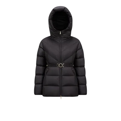 Moncler Doudoune Courte Brosse In Black