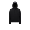 Moncler Polset Hooded Short Down Jacket, Men, Black, Size: 6 In Black