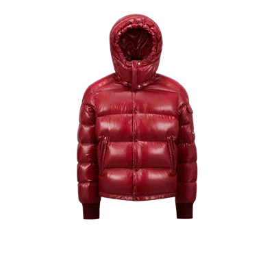 Moncler Collection Doudoune Courte Maljasset In Red