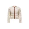 Moncler Serinde Wool Blend Down Jacket In Beige