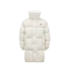 Moncler Verone Longline Down Puffer Parka In White