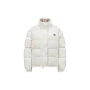 Moncler Verone Reversible Twill-jacquard Trimmed Quilted Shell Down Jacket In White