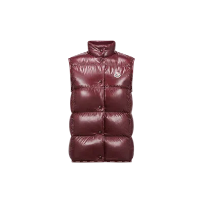 Moncler Collection Doudoune Sans Manches Badia In Red
