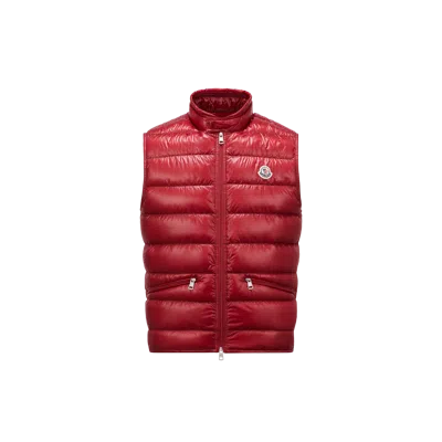 Moncler Collection Doudoune Sans Manches Gui In Red