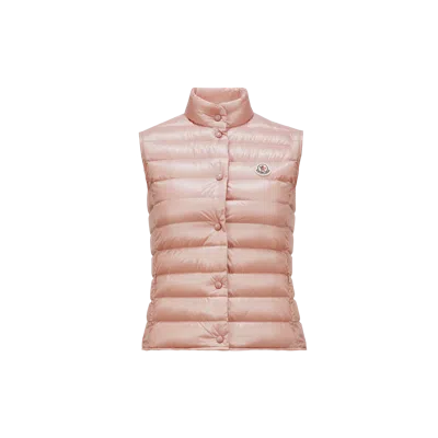 Moncler Doudoune Sans Manches Liane In Nude