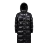 Moncler Hanoverian Hooded Long Down Jacket, Men, Black, Size: 6 In Black