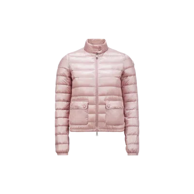 MONCLER LANS PACKABLE SHORT DOWN JACKET PINK