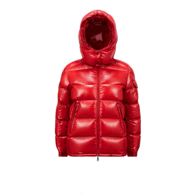 Moncler Maire Short Down Jacket Red