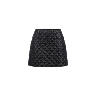Moncler Collection Padded Mini Skirt Black