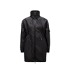 Moncler Adhemar Water-repellent Long Parka Jacket In Black