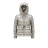 Moncler Gray Raie Short Down Jacket In Grey