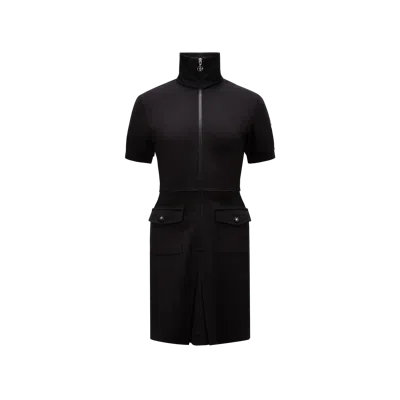 Moncler Collection Robe Polo In Black