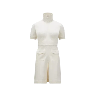 Moncler Collection Robe Polo In White