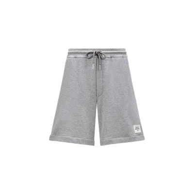 Moncler Collection Logo Shorts Grey