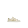 Moncler Monaco Leather Low-top Sneakers In Blanc