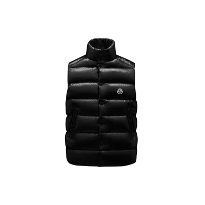MONCLER TIBB DOWN GILET, MEN, BLACK, SIZE: 5