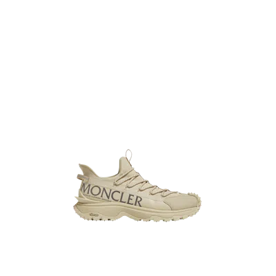 Moncler Beige Fabric And Rubber Trailgrip Lite2 Sneakers