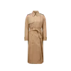 Moncler Barbetane Double-breasted Trench Coat In Beige