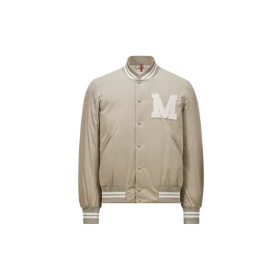 Moncler Veste Universitaire Lateltin In Beige