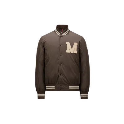 Moncler Collection Veste Universitaire Lateltin In Brown