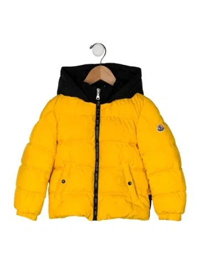 Pre-owned Moncler Babies' Colorblock Down Coat In Multi