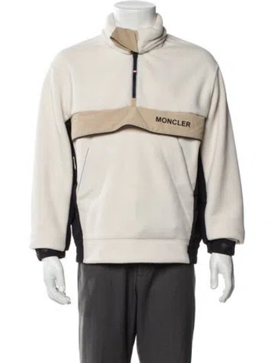 Pre-owned Moncler Colorblock Pattern Windbreaker W/ Tags In Neutral