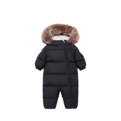 Moncler Combinaison De Ski En Duvet À Capuche Yorick, Enfant, Bleu, Taille: 9/12 In Blue
